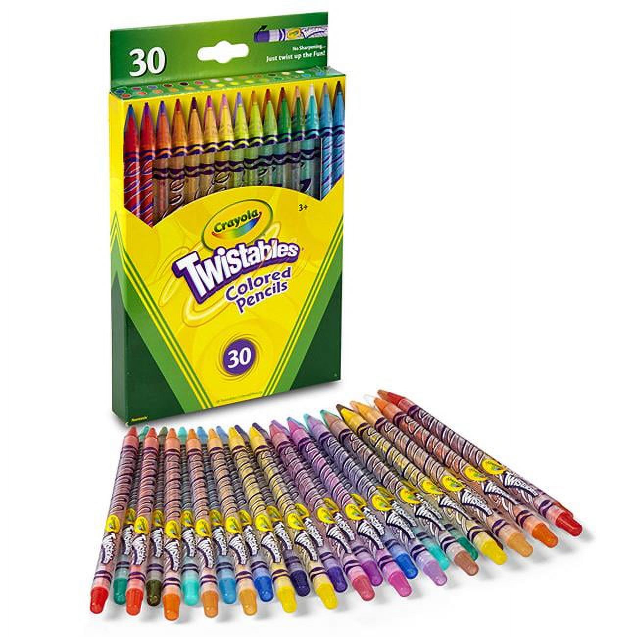 Crayola Twistables Colored Pencils 30 Ct. per Box (Set of 2 Boxes)